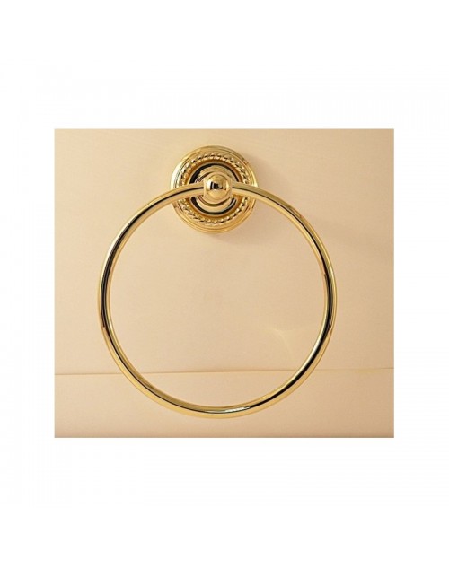 Полотенцедержатель кольцо Magliezza Kollana 80509-do (золото)